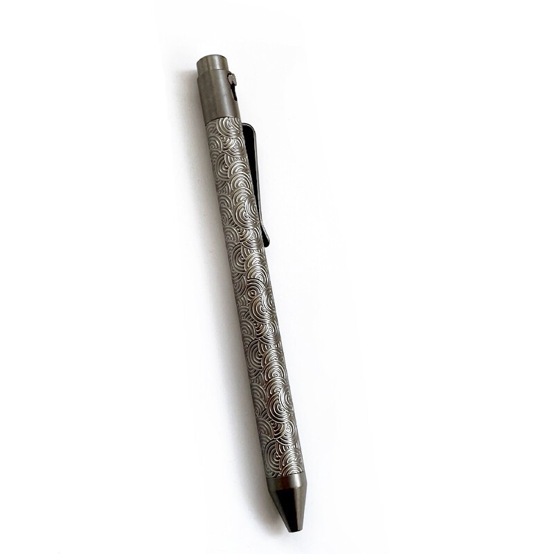 Titanium Alloy Ballpoint Pen Business Writing Signature Pen EDC Multi-tools Gift