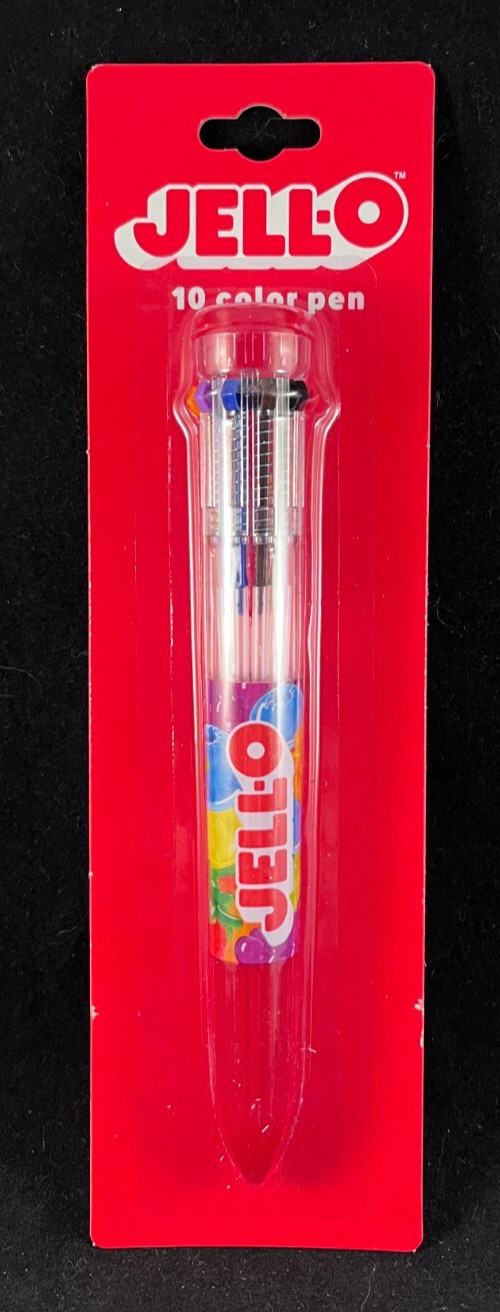 Jell-O – Rainbow Ink Pen – 10 Colors – Red
