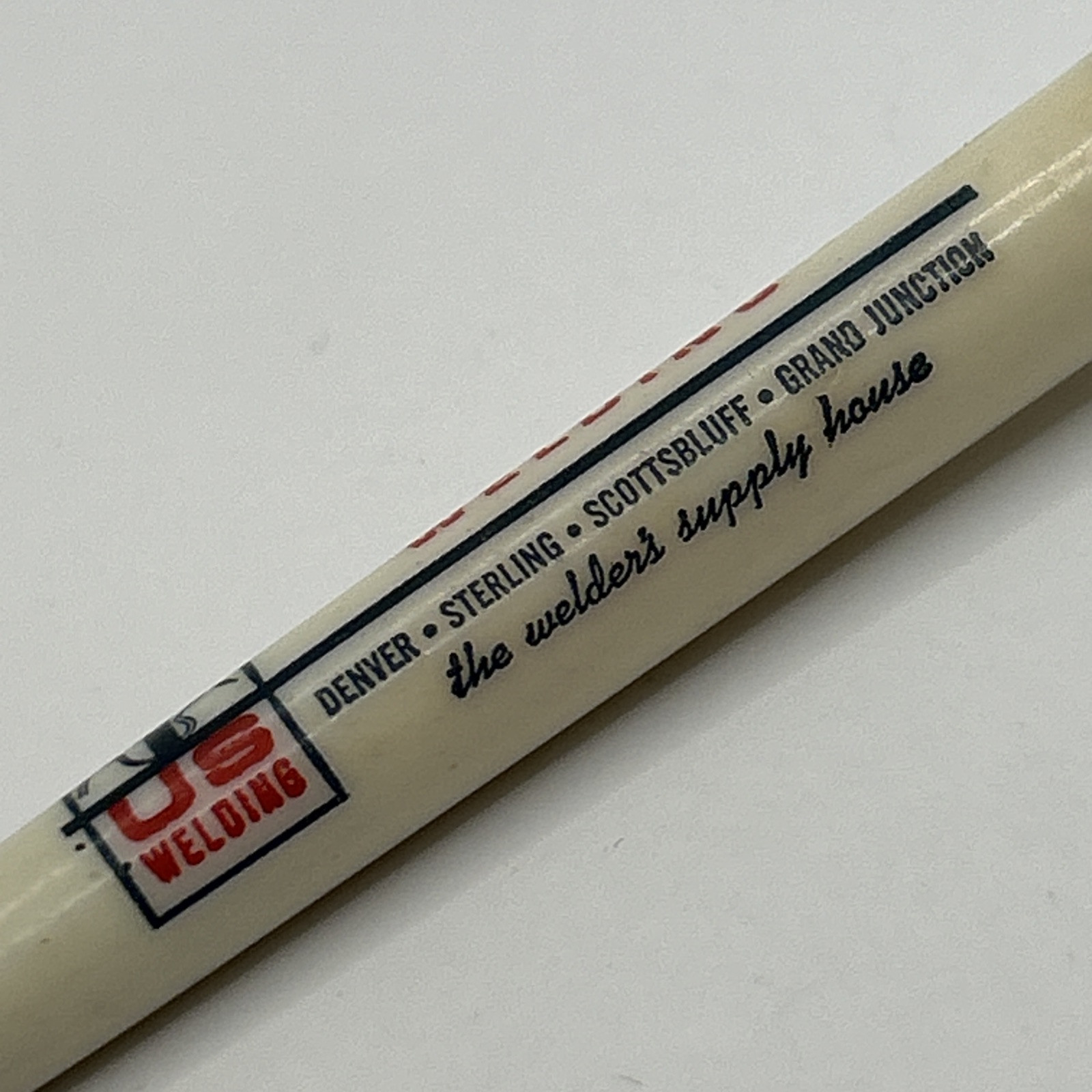 VTG Ballpoint Pen UNITED STATES WELDING Denver Sterling Scottsbluff