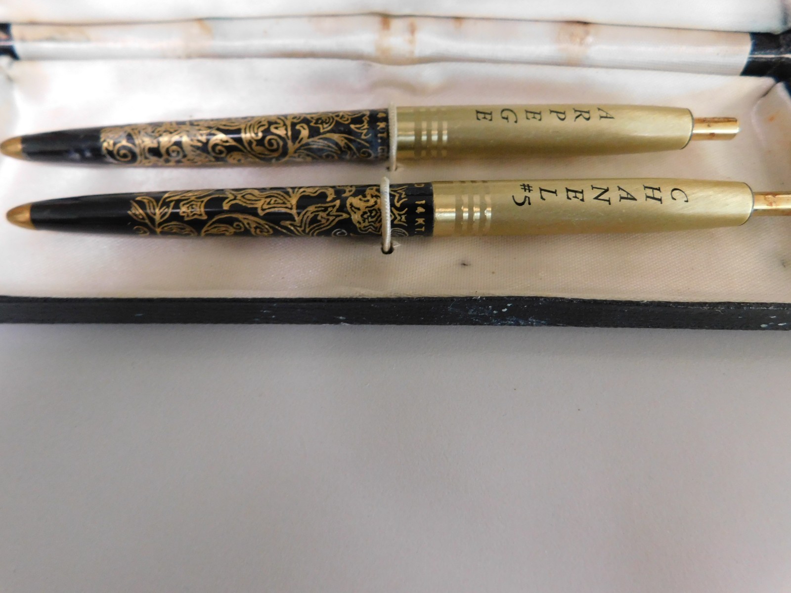 FABERGE CHANEL NO 5 14KT GOLD DESIGN PERFUMRD WRITING PENS