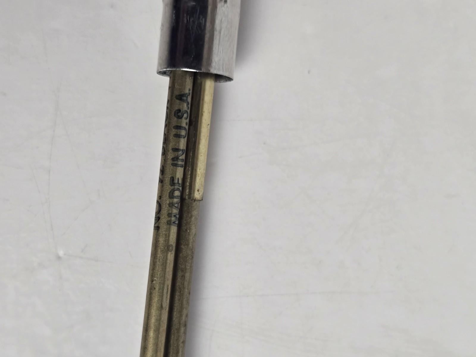 Vintage Chromatic Double Twist 2 Color Metal Body Pen Dried Ink Made In USA
