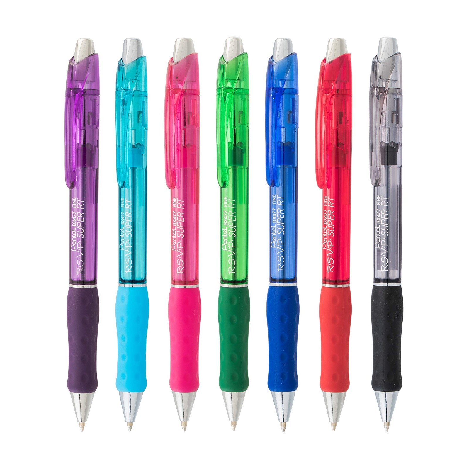 Fine Line Ballpoint Pen 0.7mm – Red Ink, Smooth Writing, Ergonomic Grip, 12 Pack