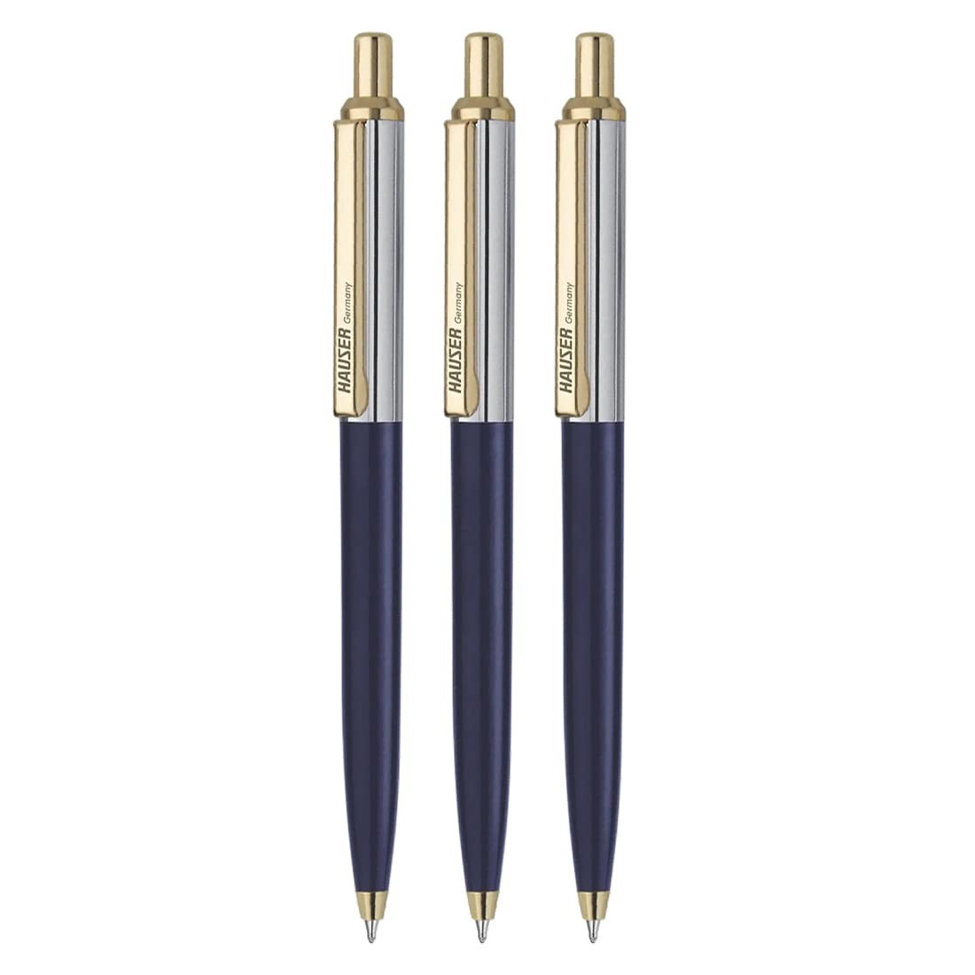 Hauser Germany Berlin Gold Designer Ball Pen For Smudge Free Writing With FS