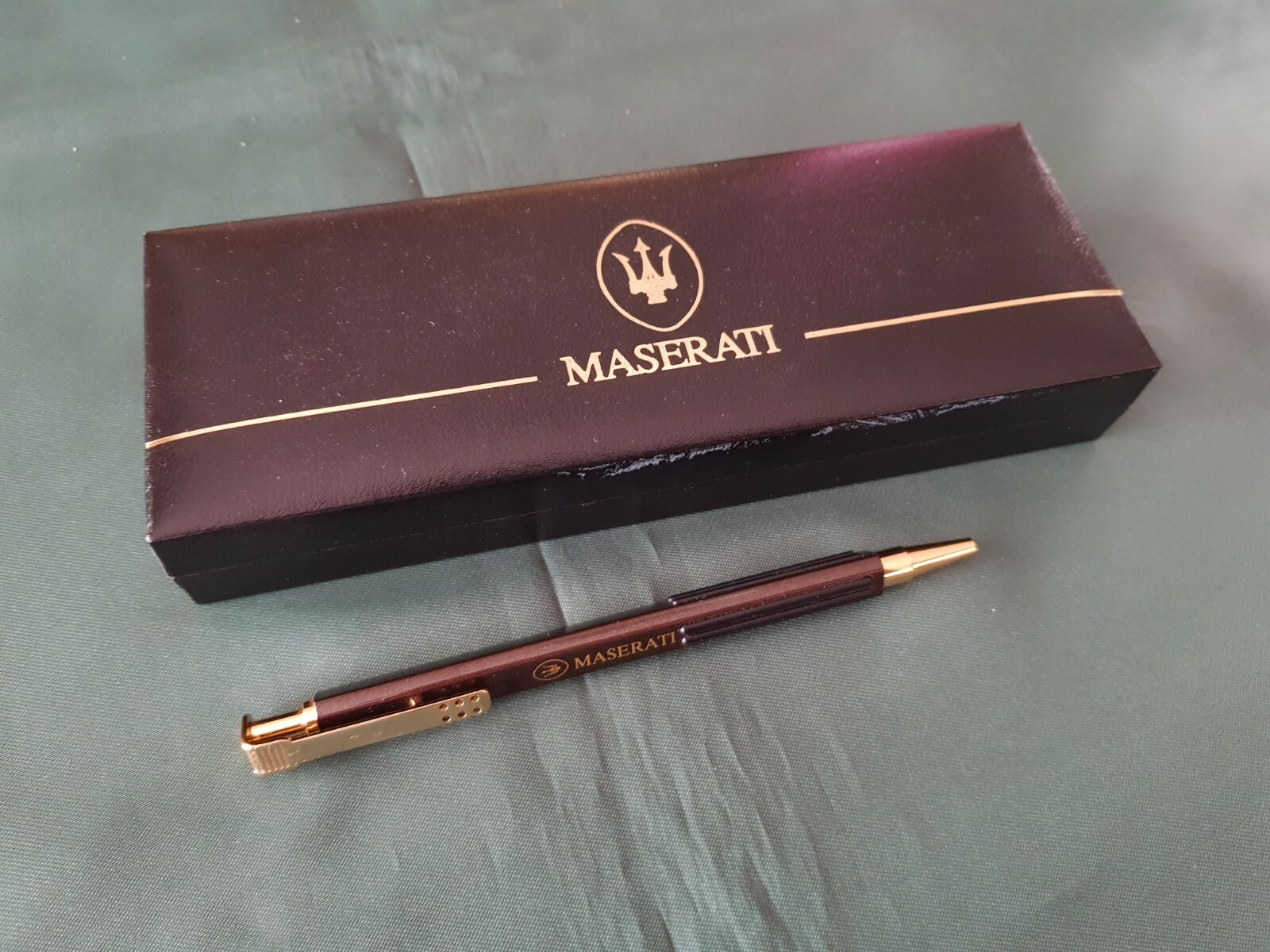 Maserati 80’s ballpoint pen accessory 3500 Mistral Mexico Sebring Merak Ghibli 2