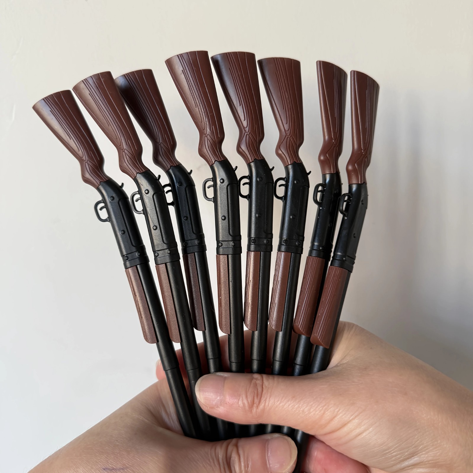5pcs Shotgun Pen Set – Novelty Gun Ballpoint Pens Office School Writing Gift