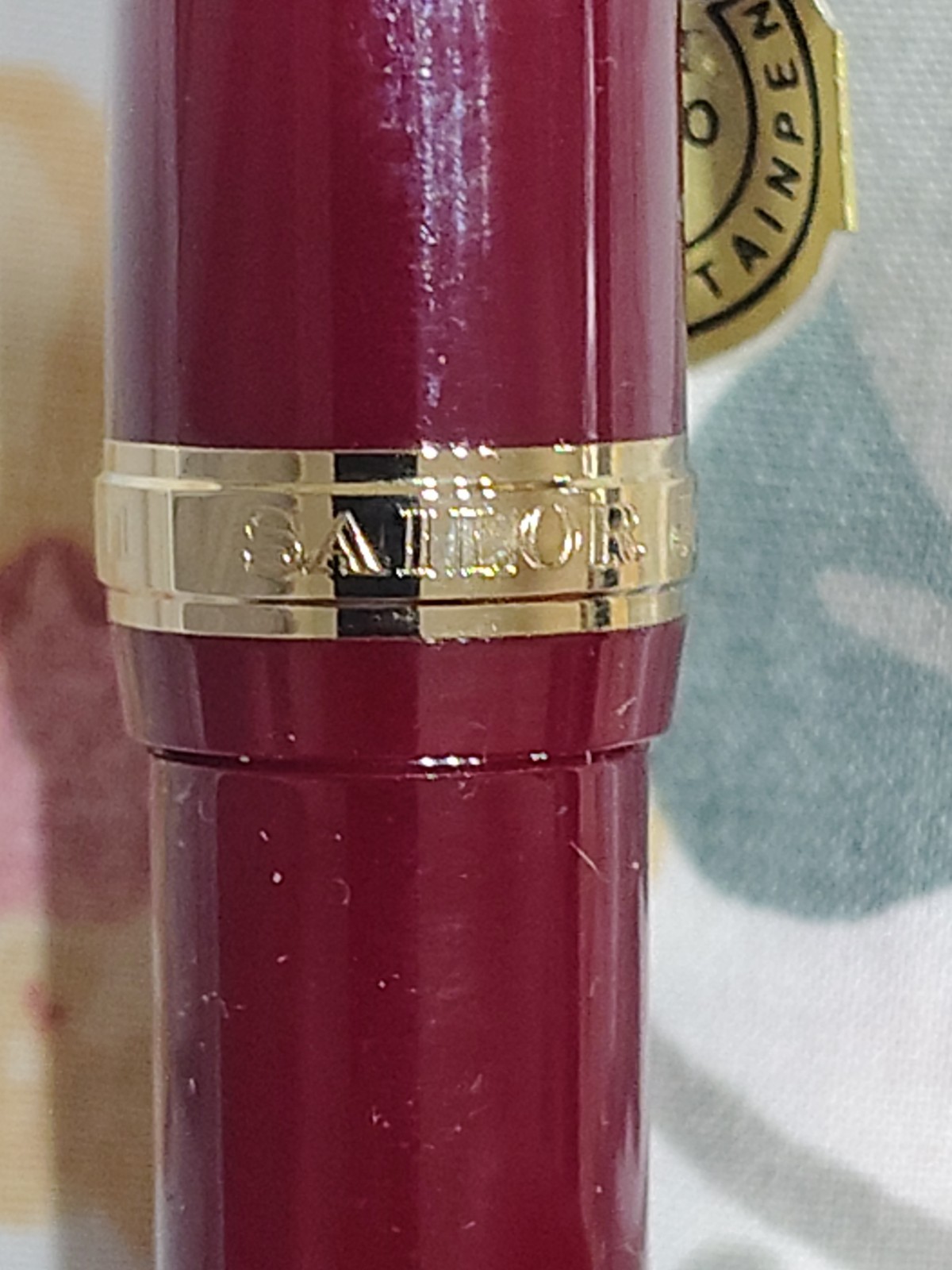 SAILOR FOUNDED 1911 BORDEAUX RESIN ROLLER BALL PEN MADE IN JAPAN
