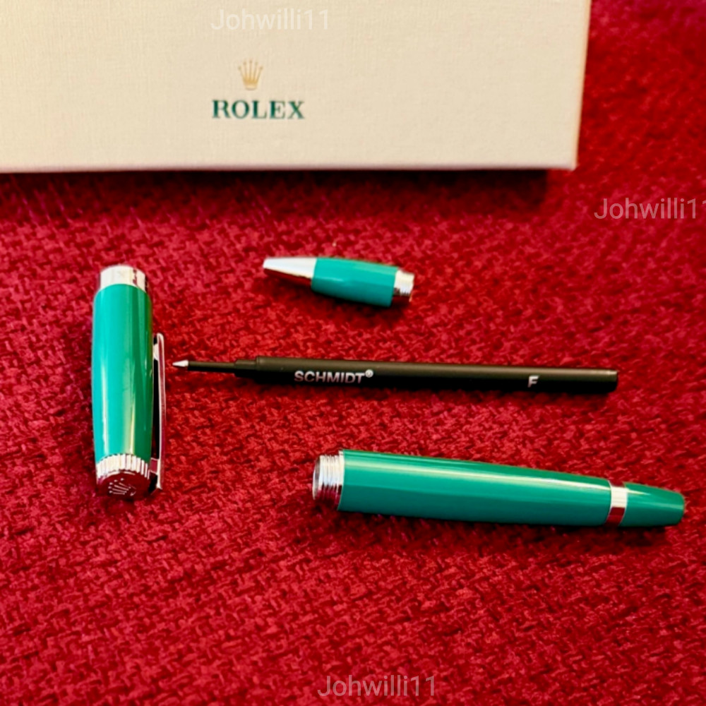 Rolex Emerald Executive Green Rollerball Pen Rare AD VIP Gift New In Box