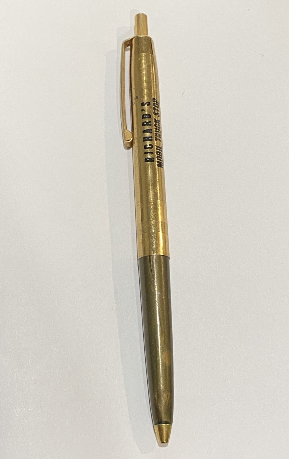 Vintage Richard’s Mobil Truck Stop Advertising Pen Las Cruces NM New Mexico