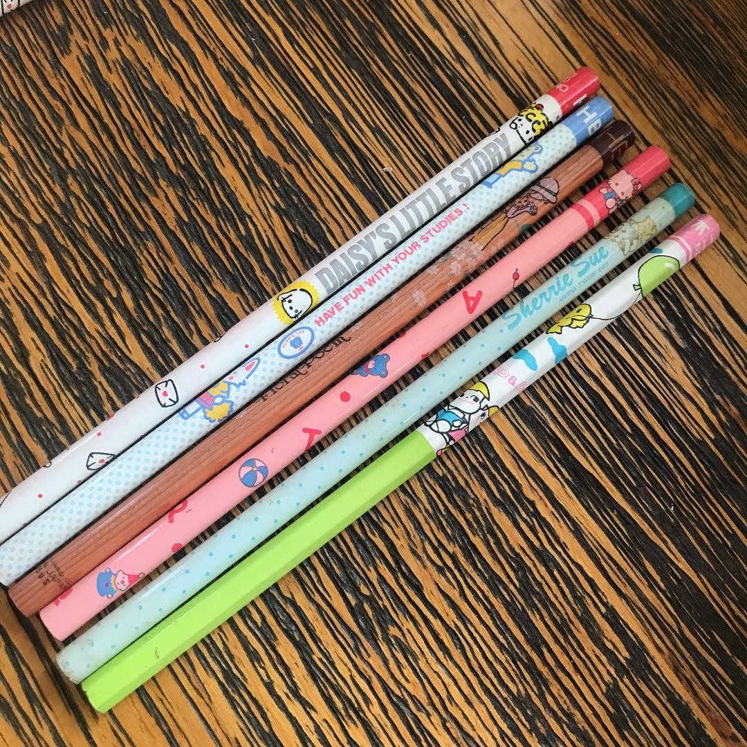 Sanrio Other Showa Retro Pencils Set of 6 #e8eb51