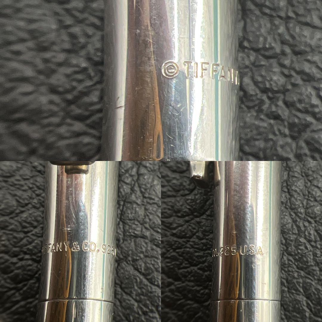 Tiffany & Co. T-Clip Ballpoint Pen Silver 925 Unisex Used Twist Clip