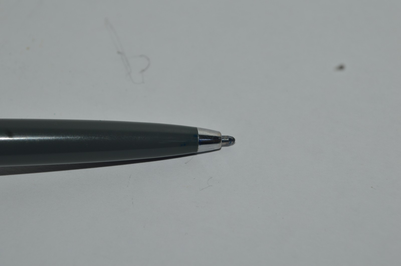Paper Mate #355 MALIBU Ballpoint Pen Grey Color Plastic Made In USA Circa 1980’s