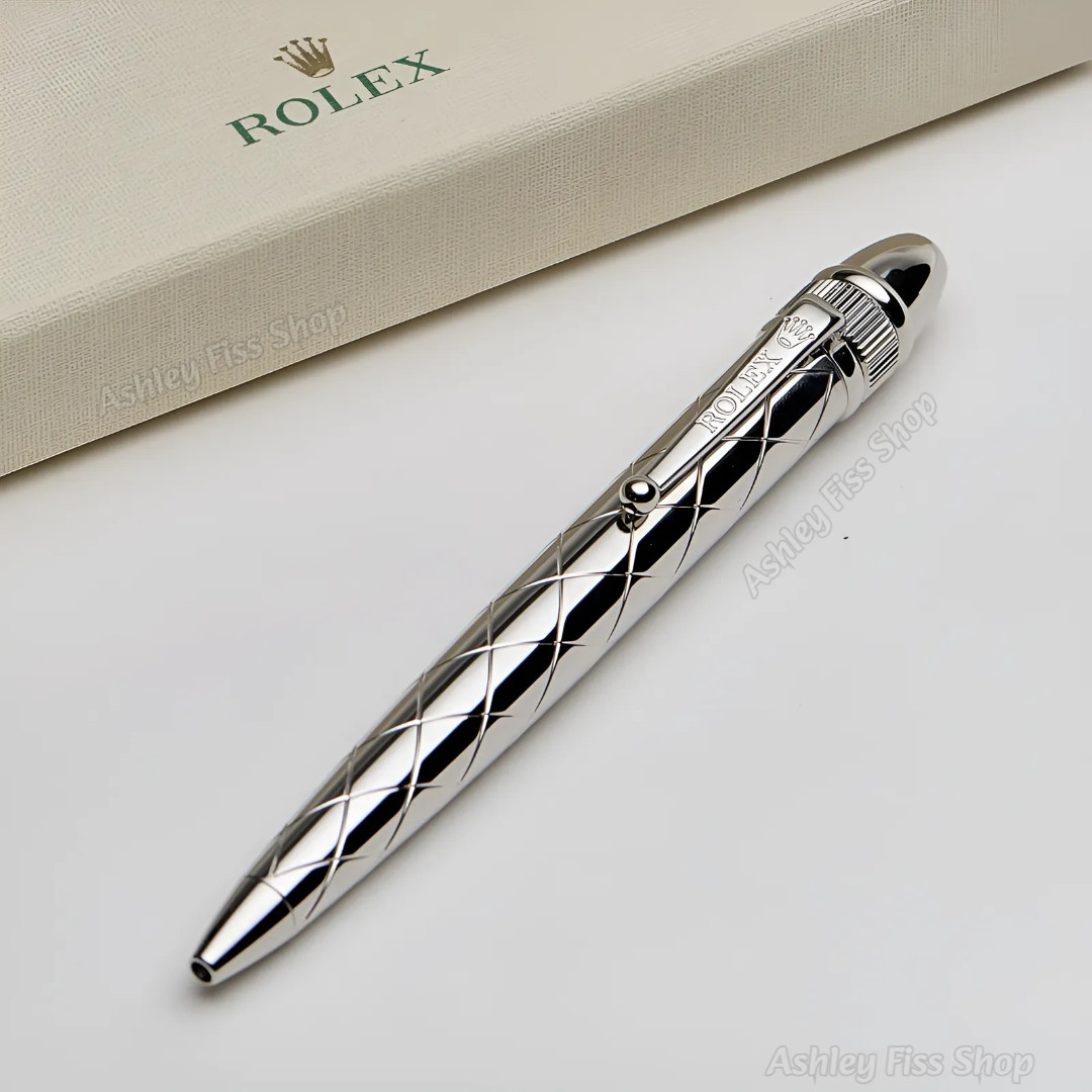 BID Rolex Silver Ballpoint Pen VIP Gift Set Luxury Collectible Rare