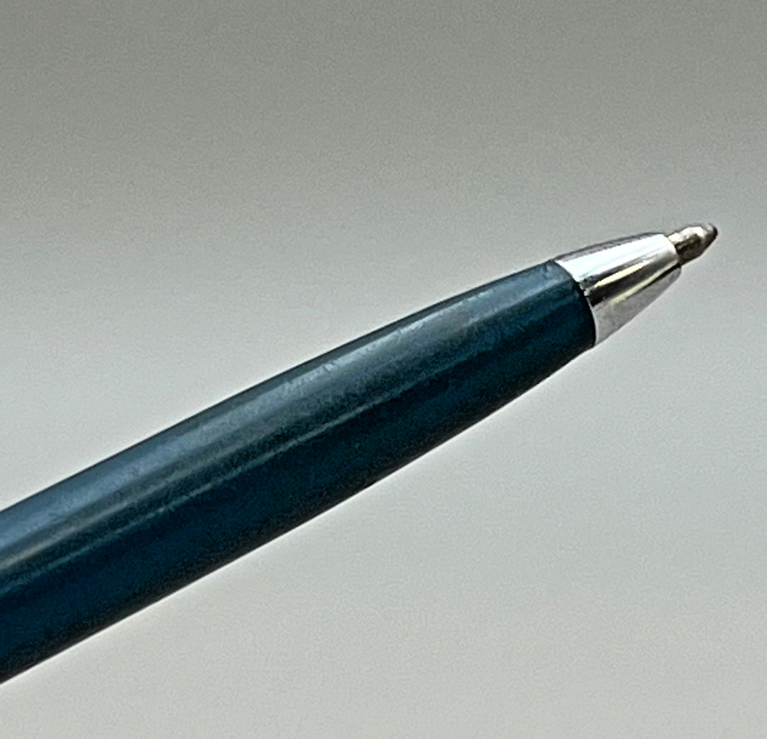 Paper Mate Double Heart Profile Slim Aqua Blue/Chrome, Blue Ink, Works – Mexico