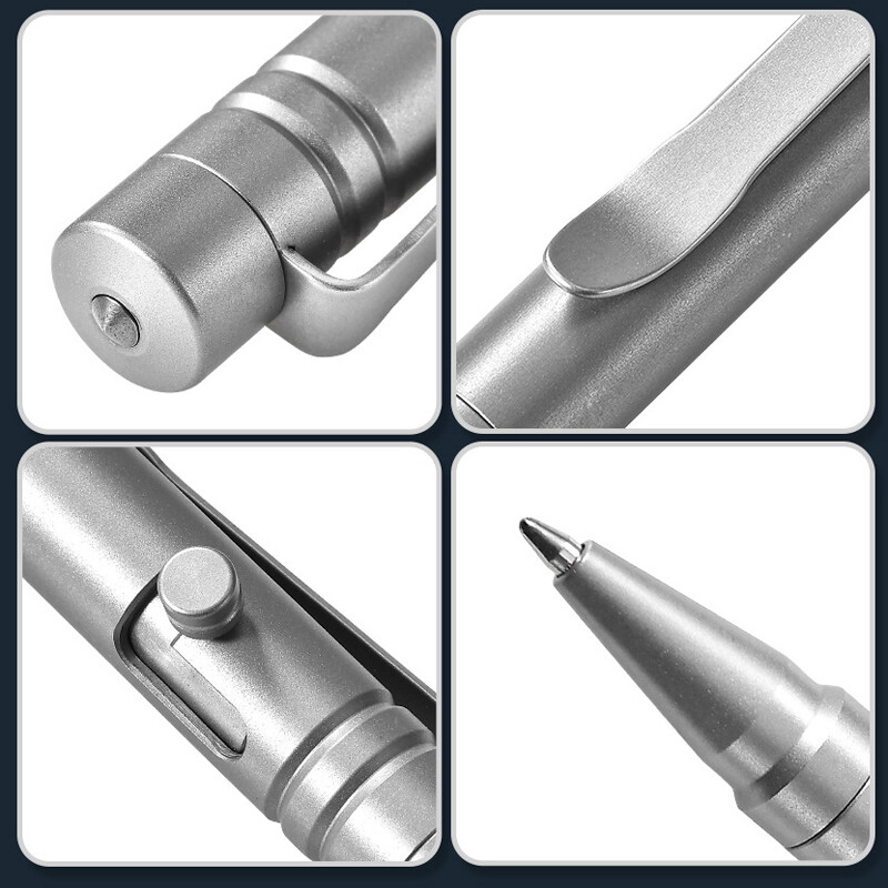 EDC Titanium Alloy Practical Ball Pen Pocket Signature Tactical Ballpoint Pen