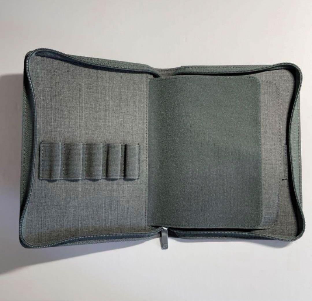 KACO pen case, fountain pen case, gray, for 10 #78102c