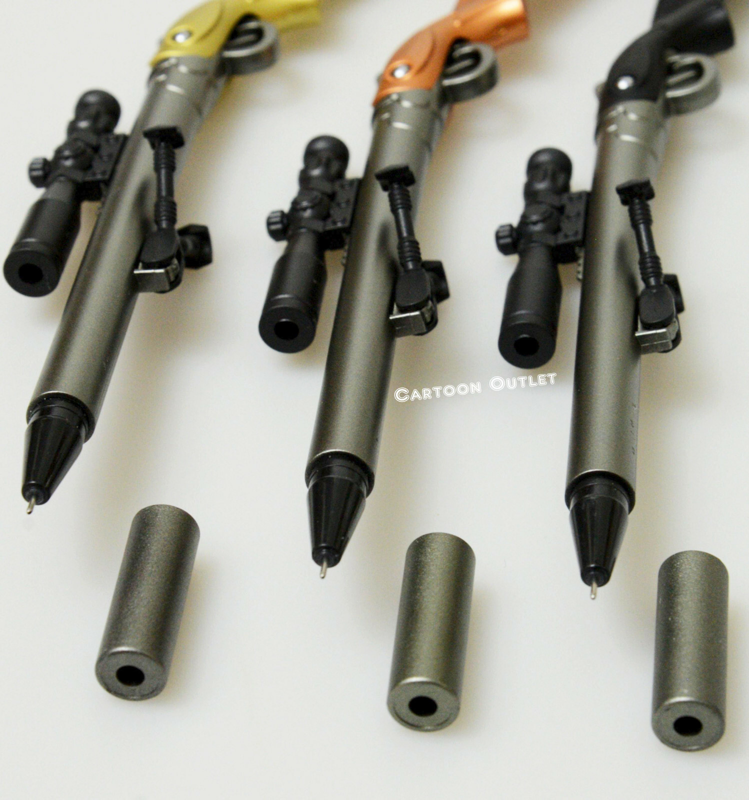 Novelty Gun Pen Collectable Rifle Shaped Ink Pen Man Cave Office Birthday Gift
