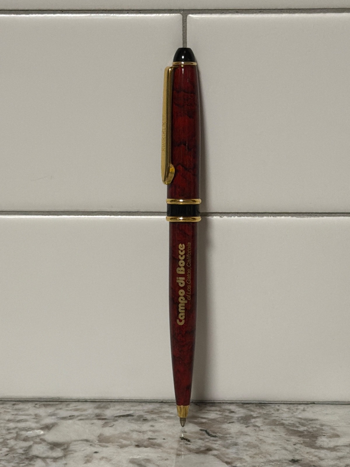 Kwik-Klik Campo di Bocce of Los Gatos, California Pen