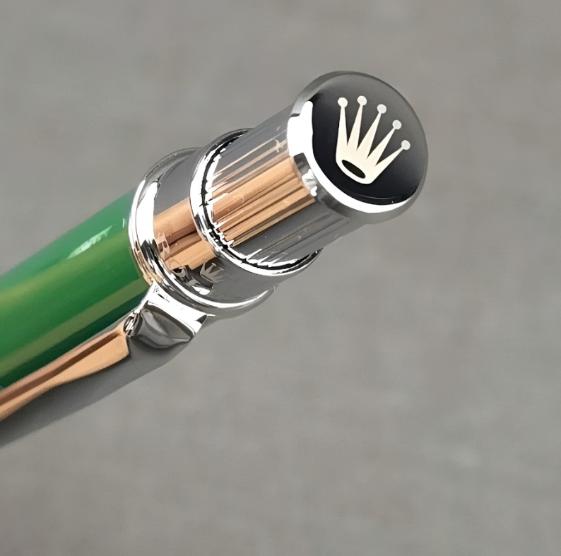 Rolex Oyster Emerald Green Ballpoint Pen VIP AD New Luxury NIB Gift Box