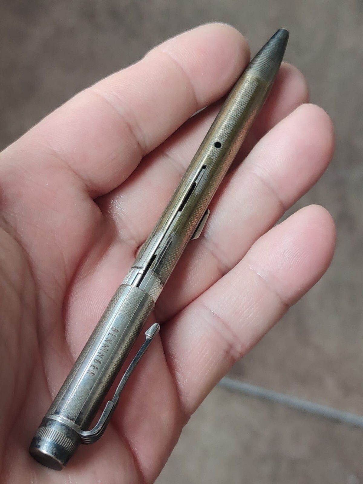 🔴BENNINGER 3 Colors FEND KOMBI Met. vers. Ballpoint pen🔴
