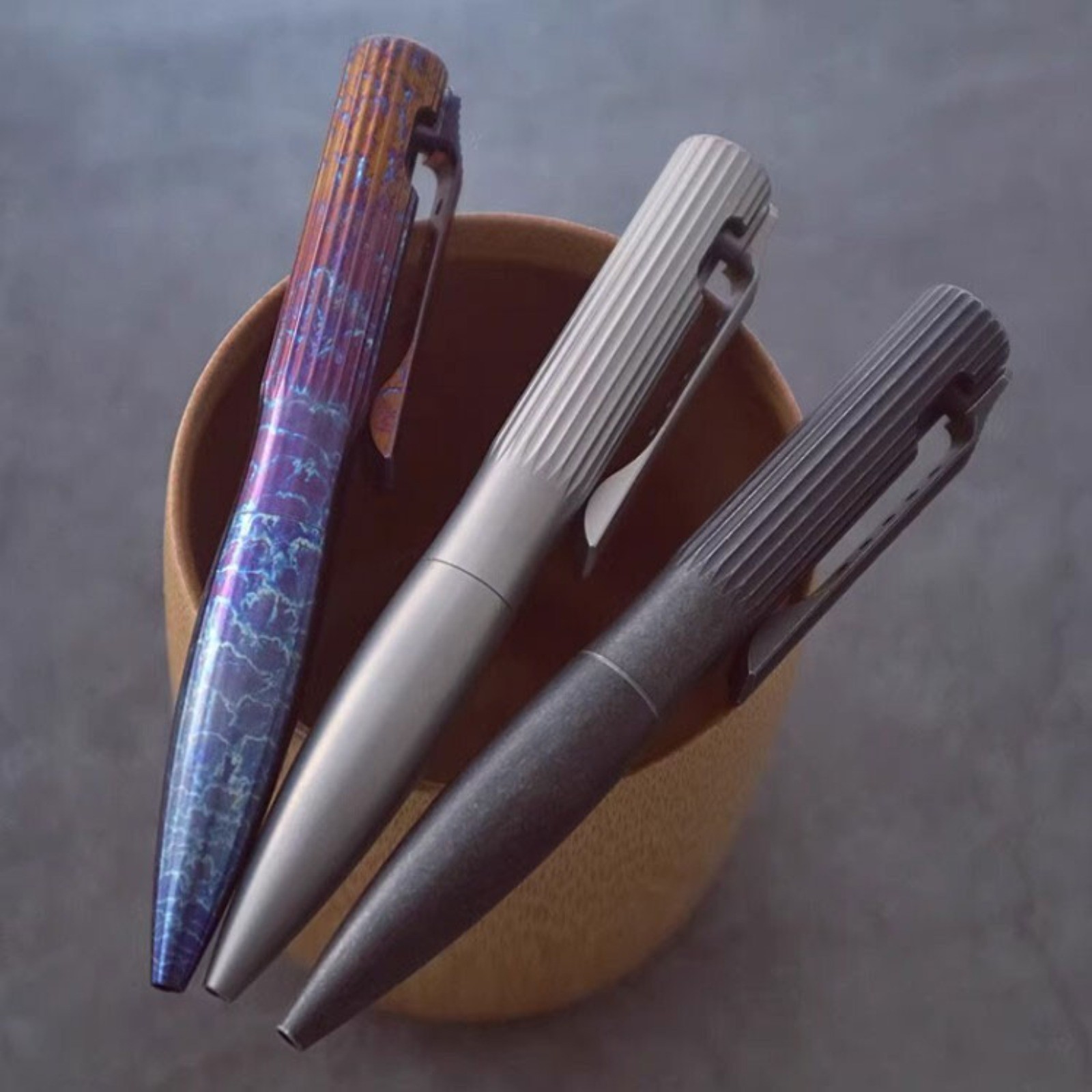 Titanium Alloy Ballpoint Pen Business Office Signature Pen EDC Pocket Multi Tool