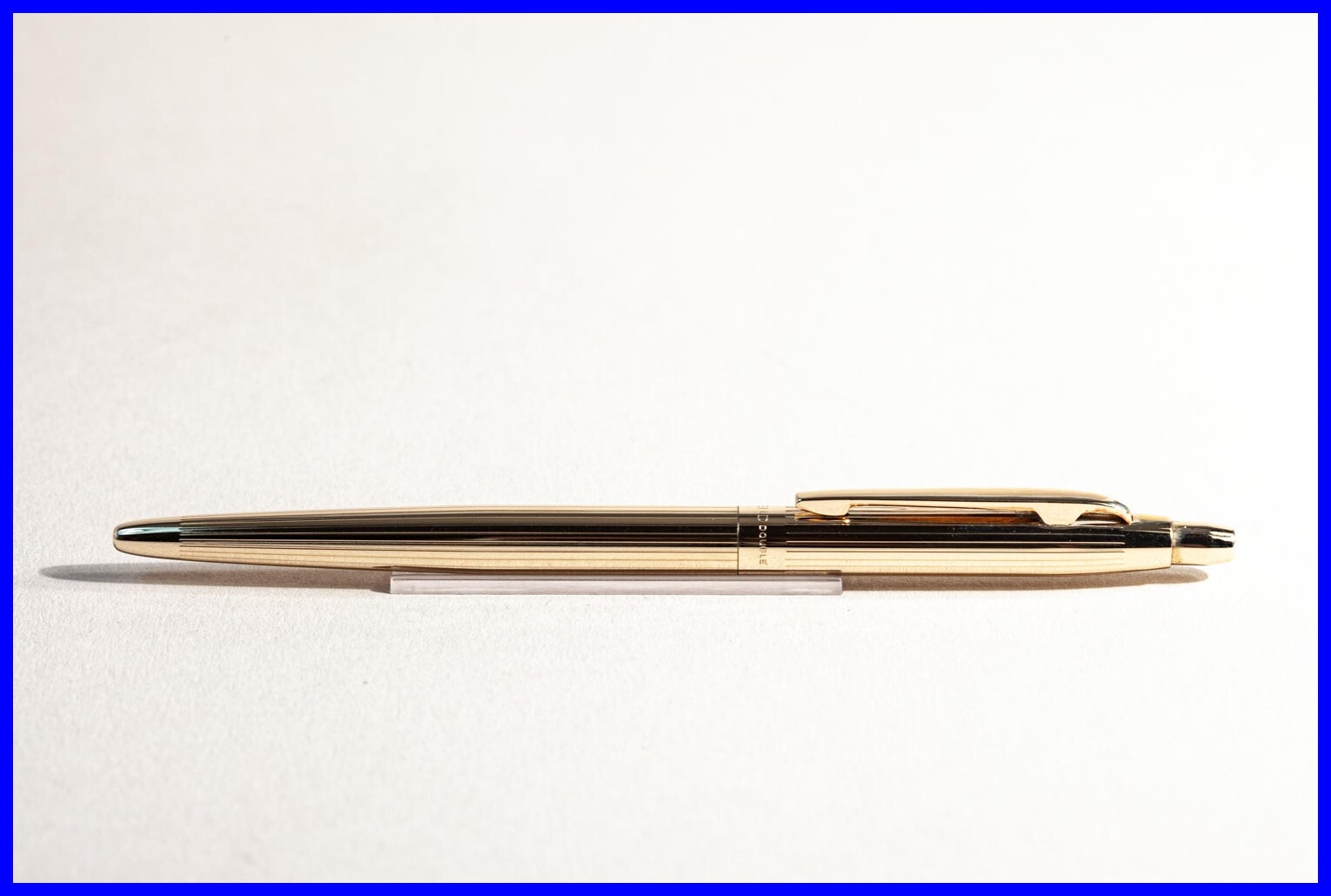 1960s FEND Gold DOUBLE Ballpoint Pen Mid Century Design – NOS