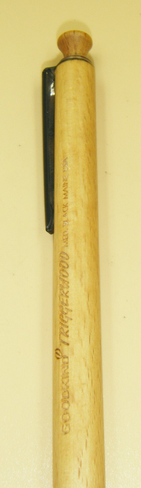 Vintage Goodkind Triggerwood Metal and Wood Ballpoint Pen