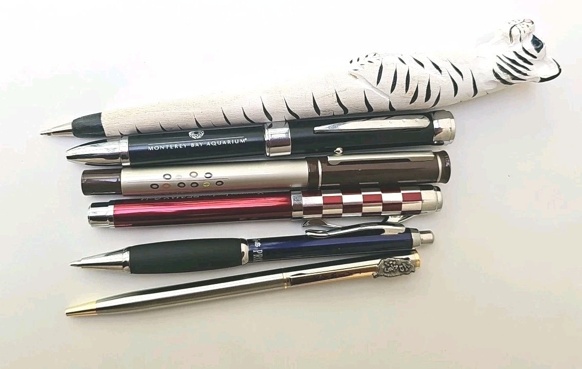 Unique & Random Pen Lot For Parts 6 Total – Monterey Bay, Scripto PRO21 & More