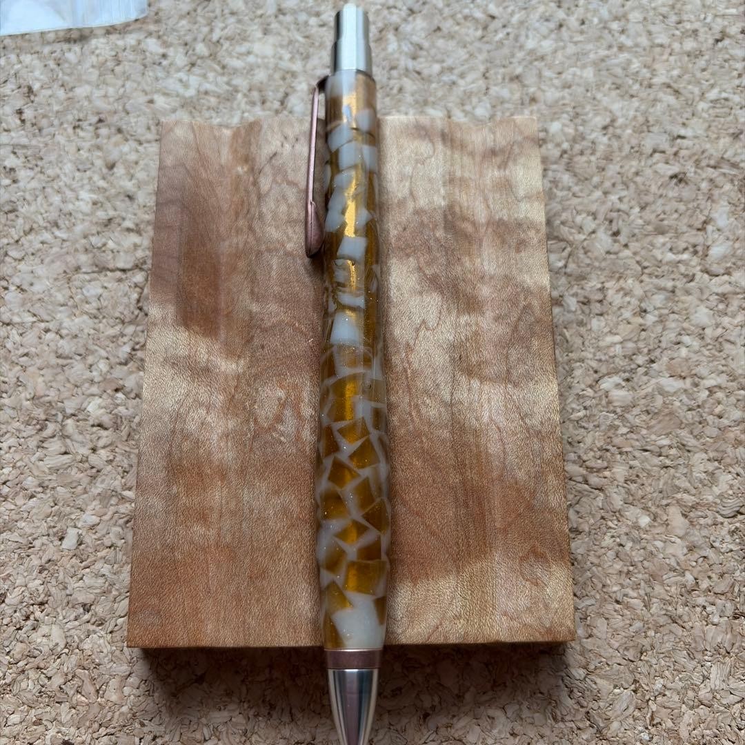 Wood Pen Craft Ki Series Flexible 13mm Ballpoint Pen Shutsubaki Sui Nohara