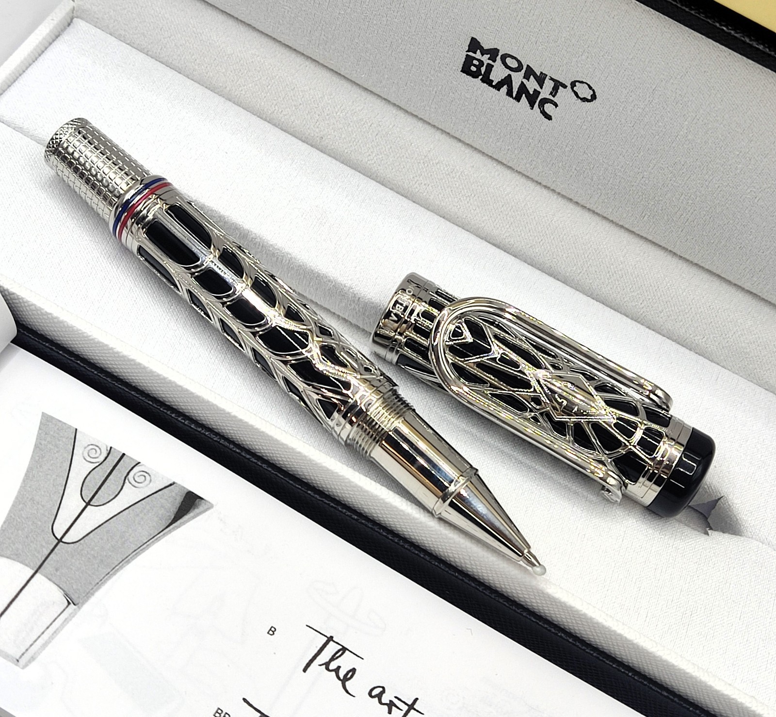 Premium Montblanc Homage to The Great Gatsby Edition Rollerball Pen With Box