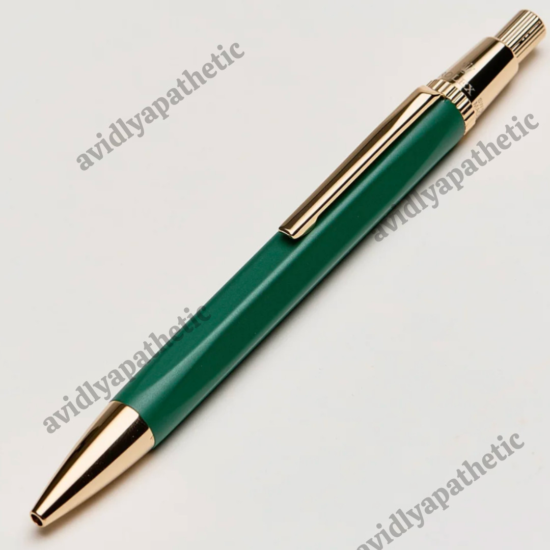 Rolex Rare Emerald Gold Hexagon Ballpoint Pen VIP Promotional Gift – New in Box