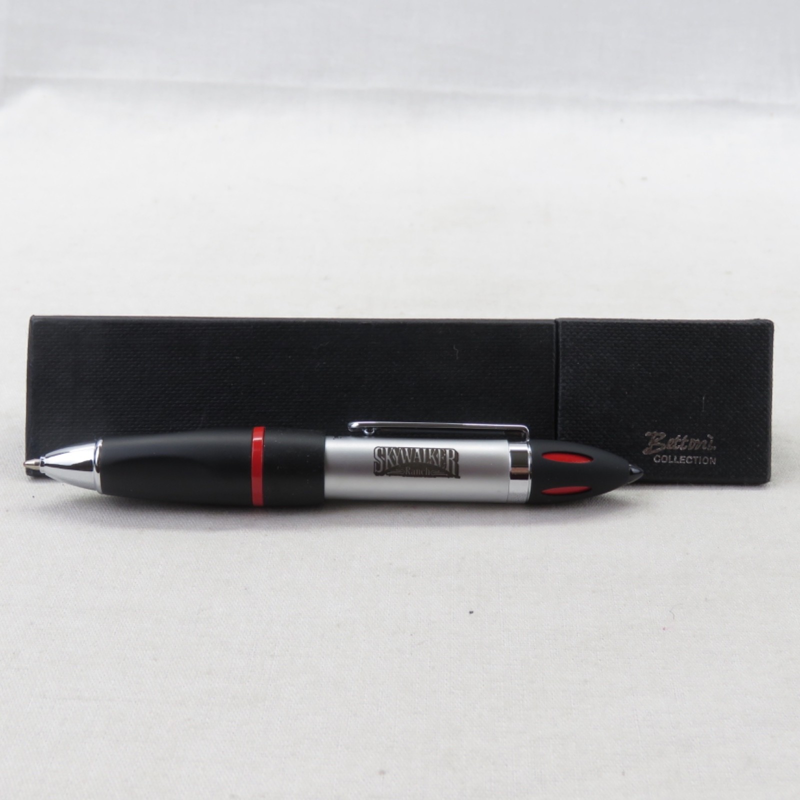 Skywalker Ranch Micello Bettoni Metal Ballpoint Pen Red Ink George Lucas Co.
