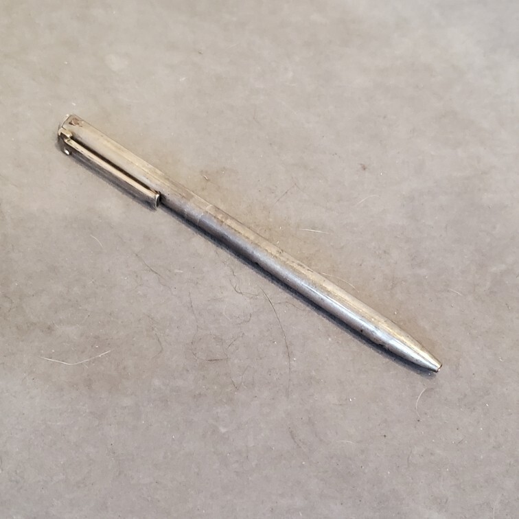 TIFFANY & CO Executive T Clip Sterling Silver Mechanical Pen 925 black ink