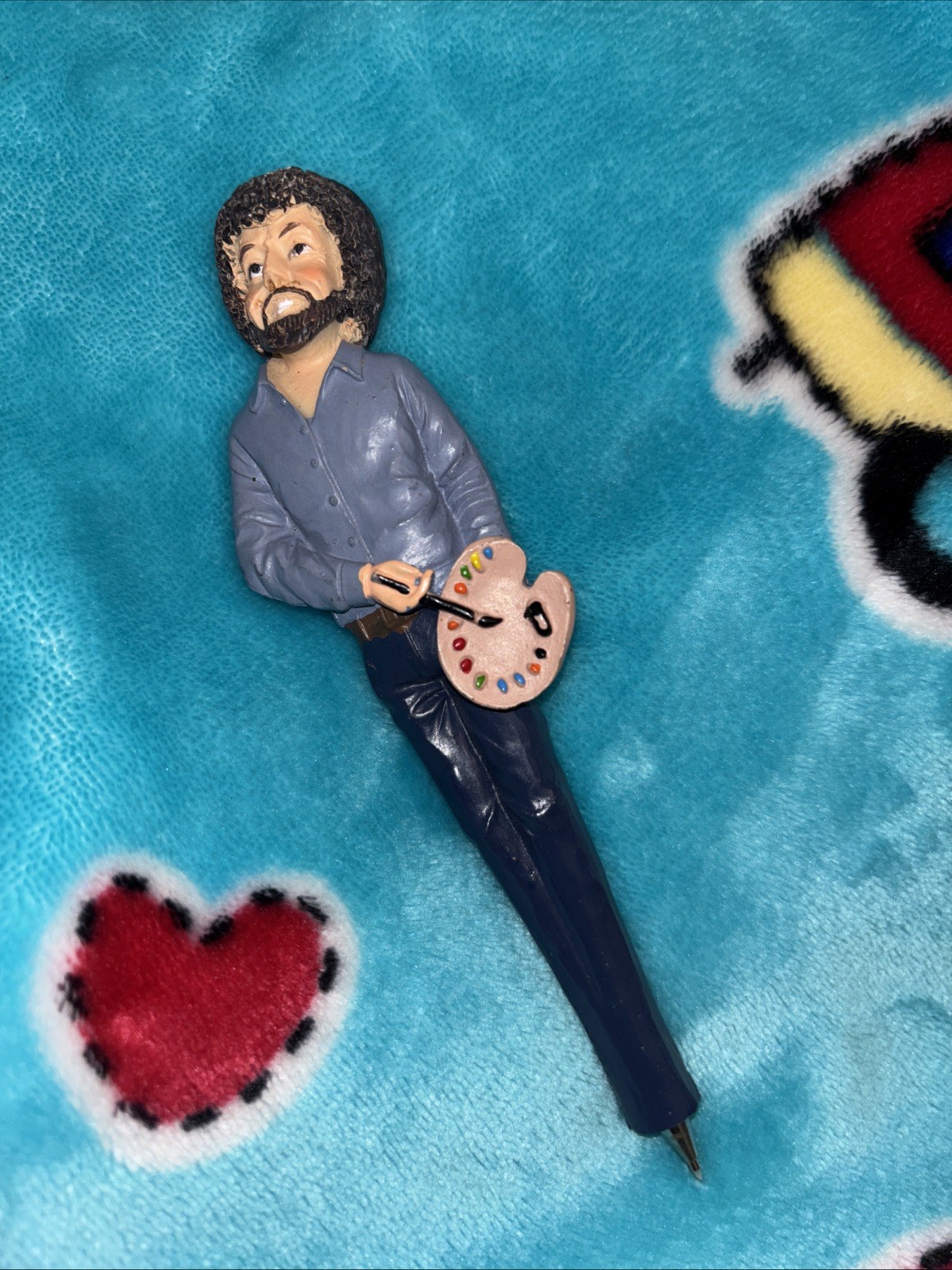 Bob Ross Ink Pen Decorative Artsy Used (barely Working Ink) Good Condition VTG