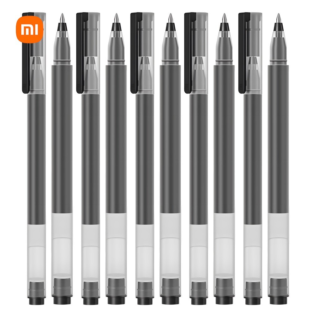 10PCS Xiaomi Ink Pen 0.5mm Black Writing Pen For Student Writer Sketchers office