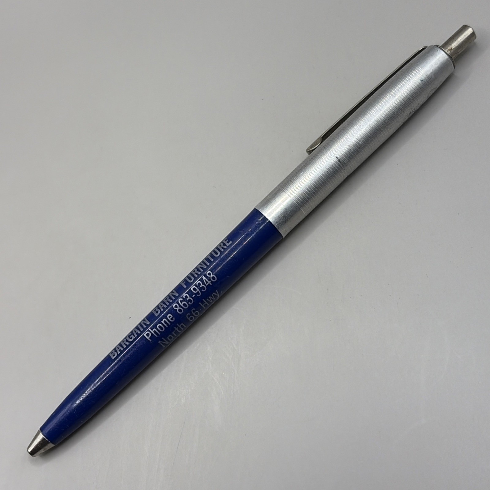 VTG Ballpoint Pen BARGAIN BARN FURNITURE Gallup New Mexico NM