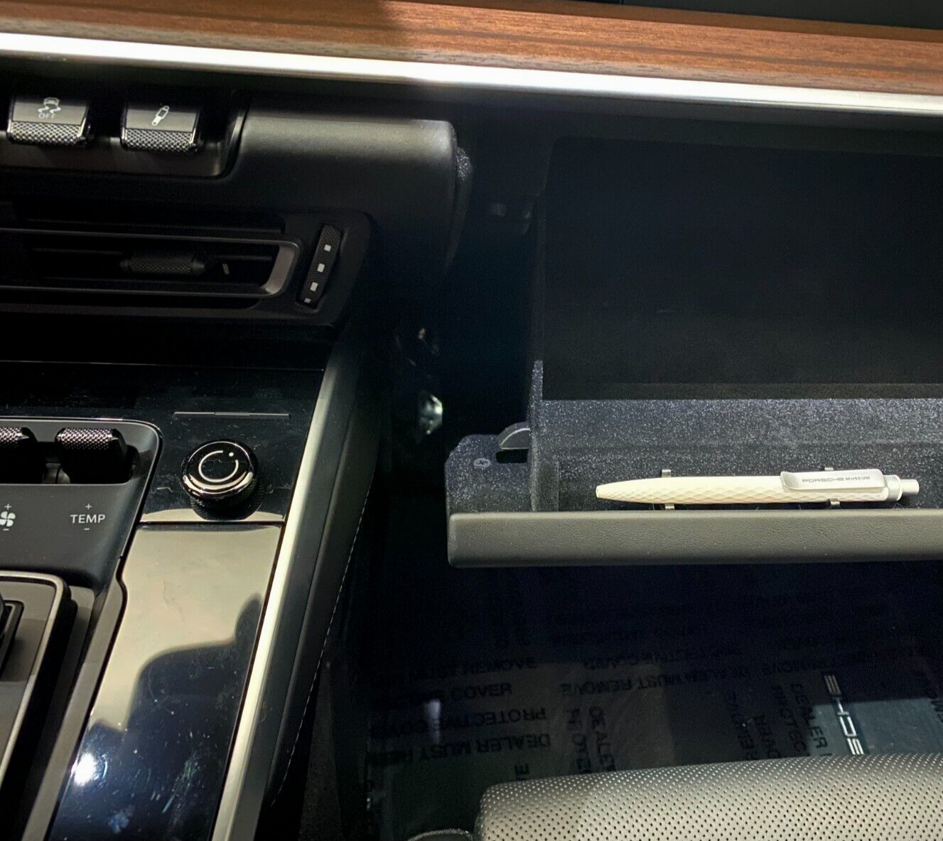 PORSCHE BALLPOINT PEN SWISS MADE BY PORSCHE FOR 992 Glove Box