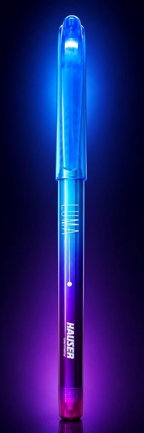 Hauser LUMA Ball Pen Liquid Ink For Smooth Ink Flow With Comfortable Grip / FS
