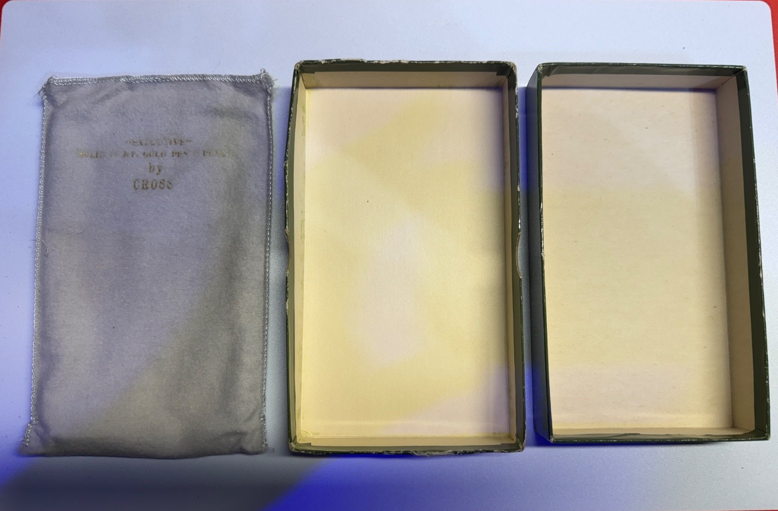 18K Solid Gold 750 Cross Century Ballpoint Pen-Pencil Set Rare Vintage