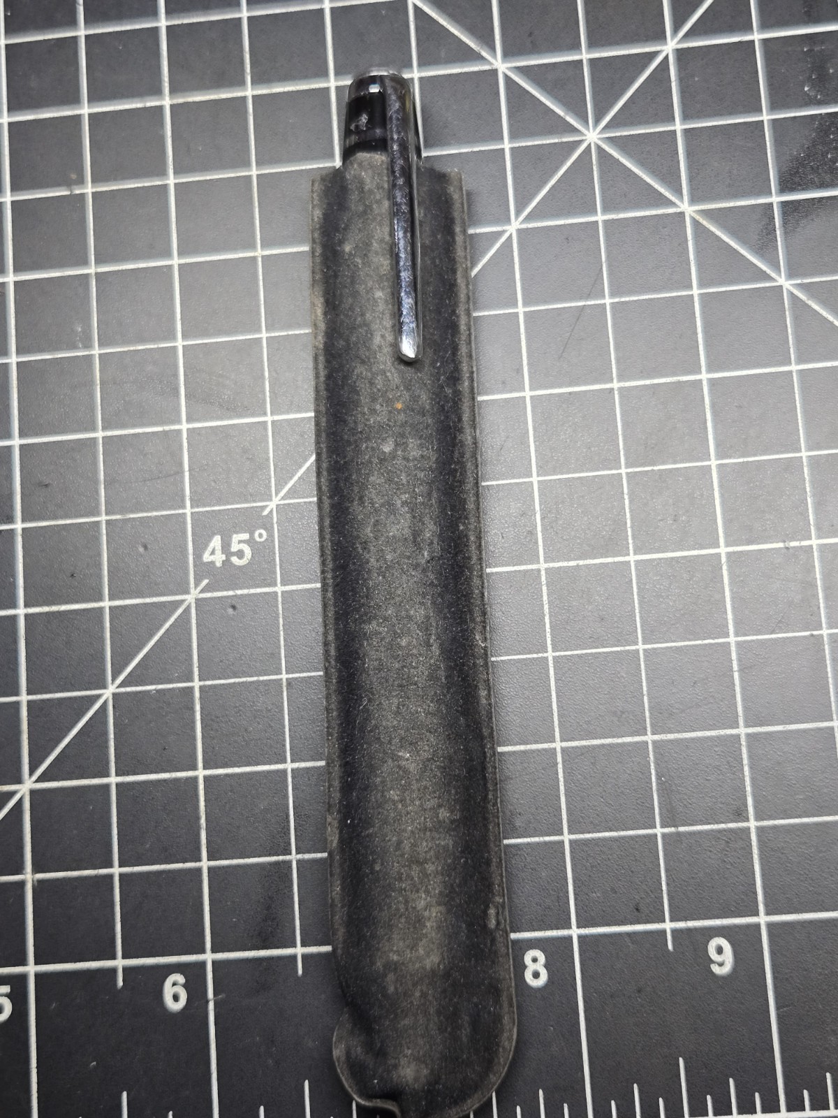 Montecristo Ballpoint Pen Built-in Twist Cigar Hole Punch Black Enamel
