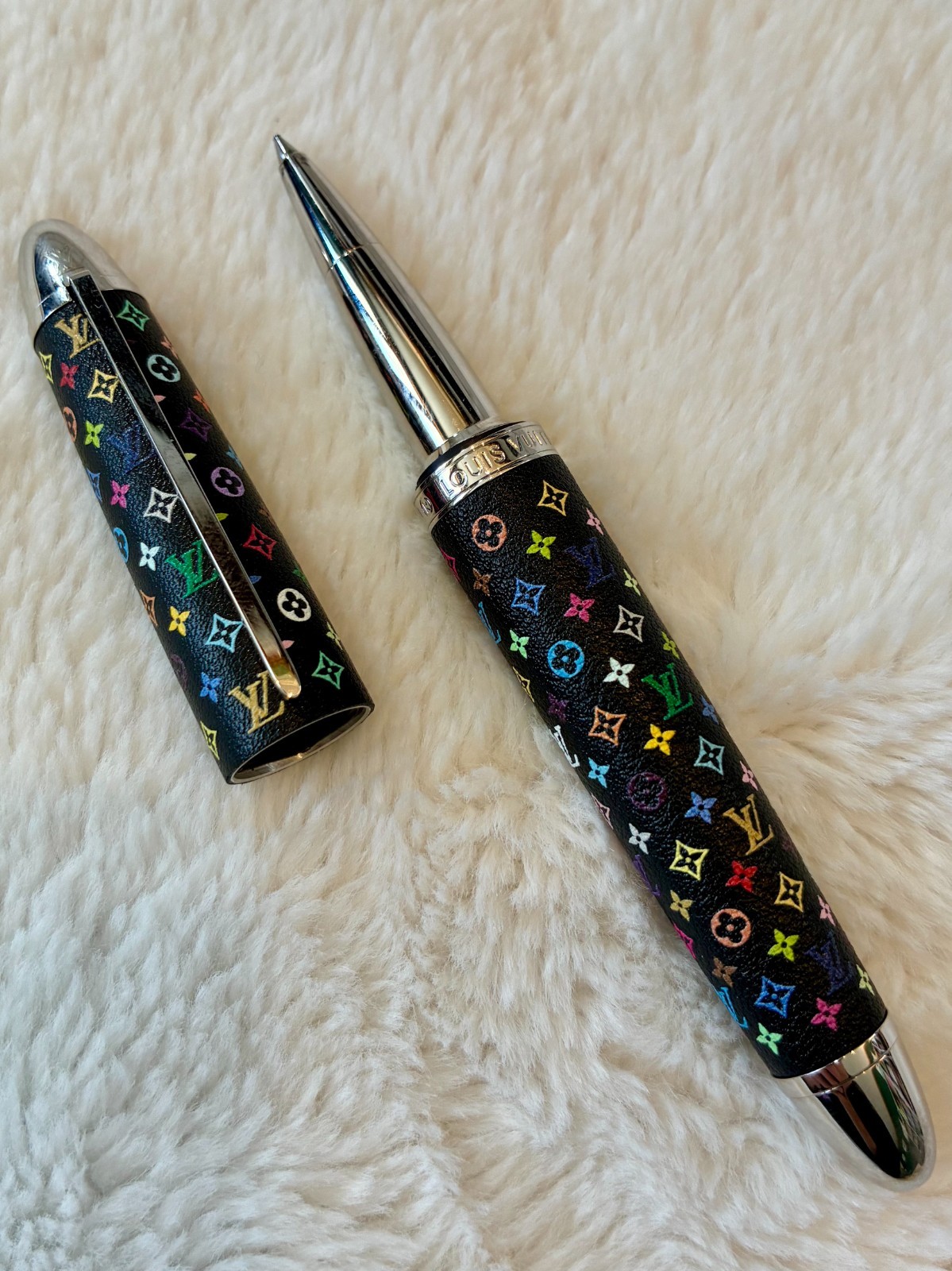 Louis Vuitton x Takashi Murakami Monogram Multicolor Rollerball Pen
