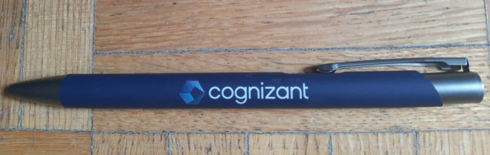 NEW AUTHENTIC COLLECTIBLE DARK BLUE COGNIZANT PEN ERGONOMIC DESIGN NON-SLIP GRIP