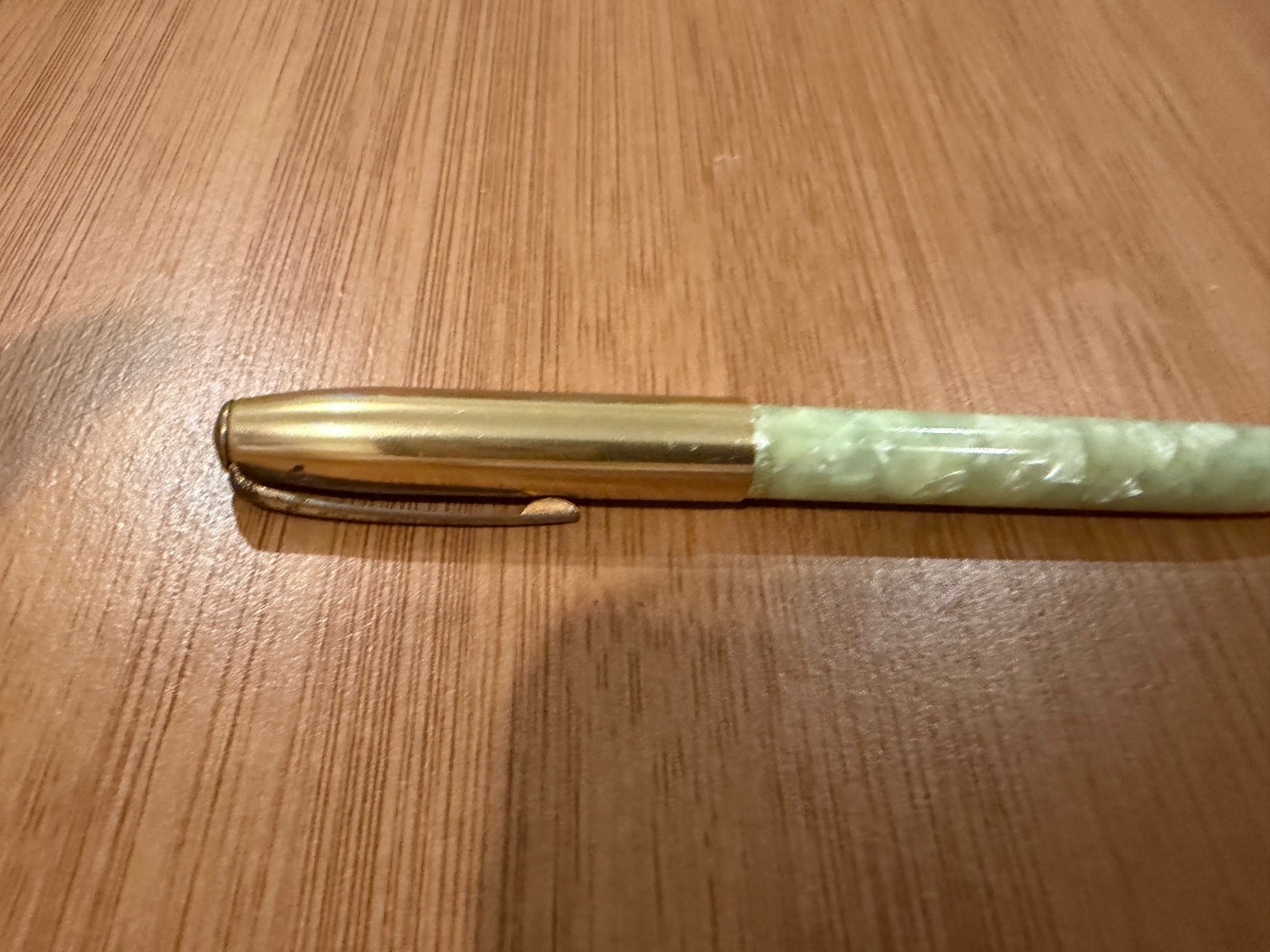 Vintage Ritepoint Light Green Plastic or Celluloid Oen