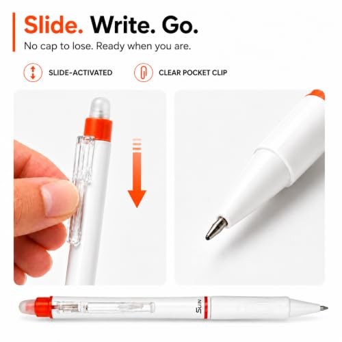 Erasable Gel Pens, 0.7mm Retractable Colored 1 Count (Pack of 12) Multicolor