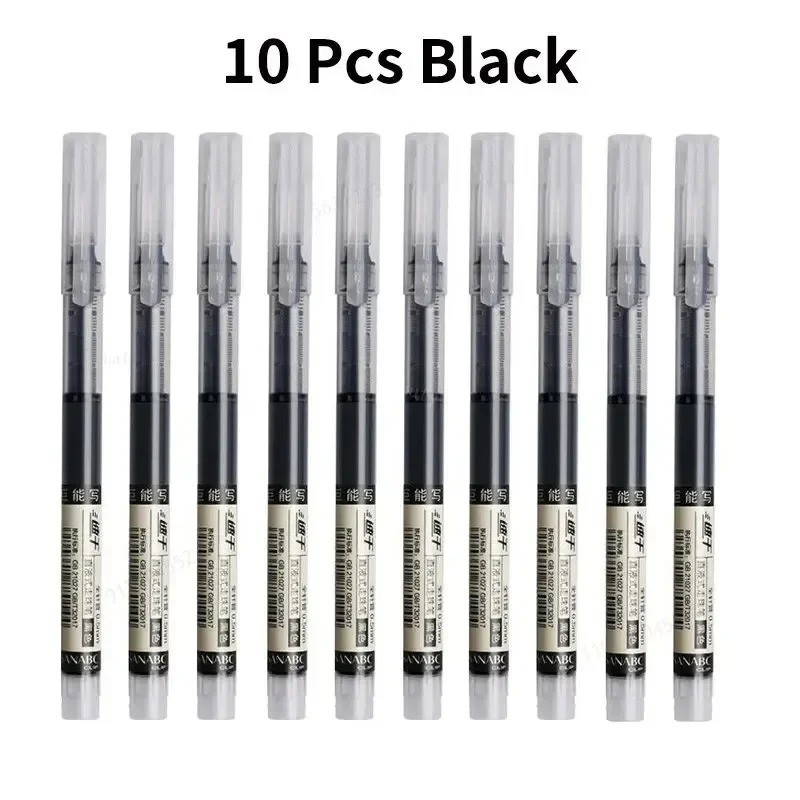 20pcs Gel Ink Pens 0.5mm Black Blue Red Needle Tip School Office