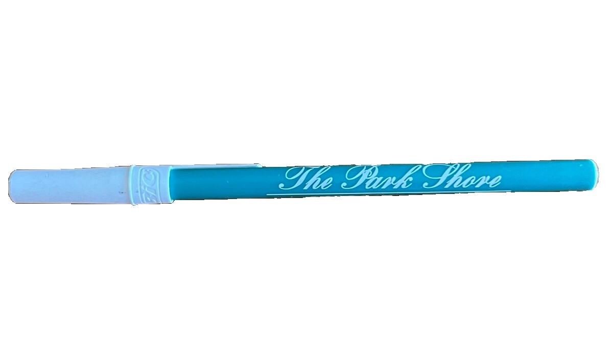 Waikiki Hawaii Park Shore West Coast Hotel Advertisement Pen BIC Ballpoint Stick