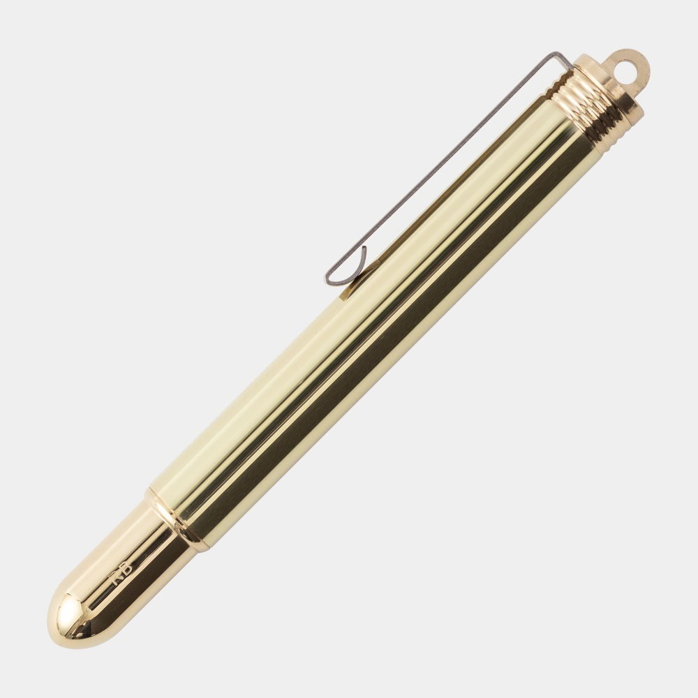 TRAVELER’S COMPANY TRC Brass Rollerball Pen Solid Brass TRAVELER’S Notebook