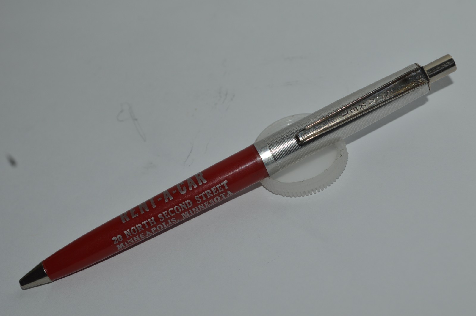 ROCKET Ballpoint Pen ARROW RENT-A-CAR Promo USA Made Circa 1960’s