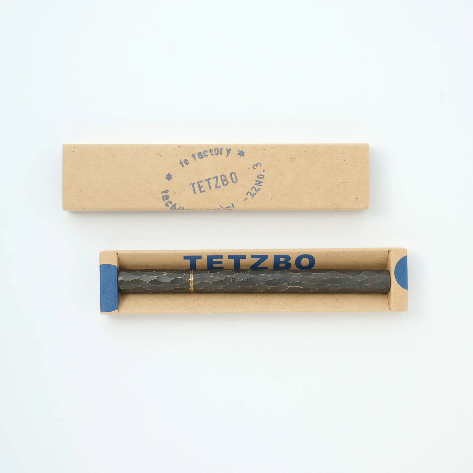 Kakimori Tzf-HK Brass Cap Ballpoint Pen 0.7mm Black Ink Japan TETZBO
