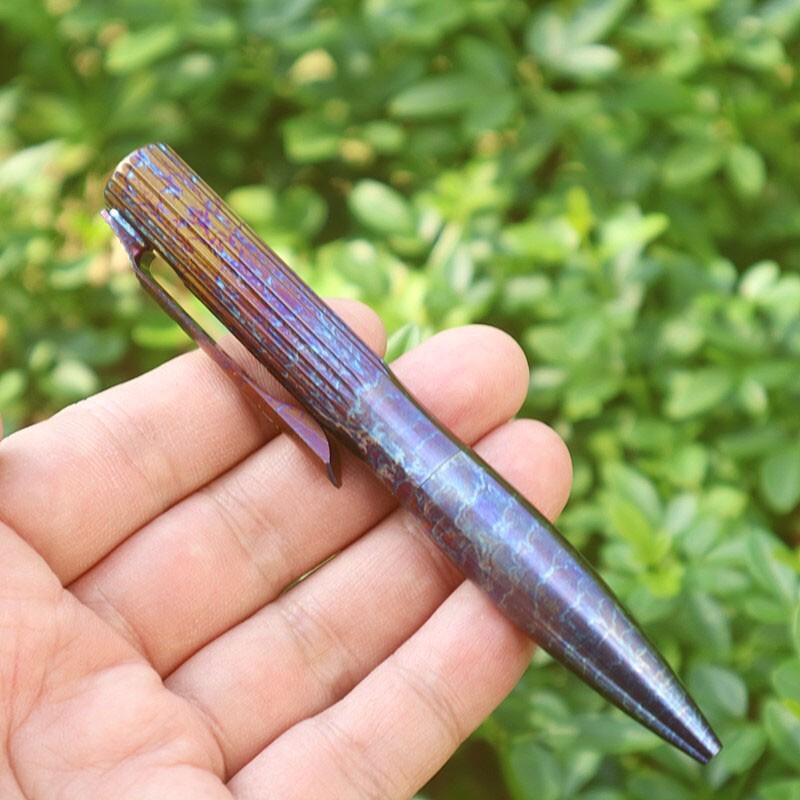 Titanium Alloy Ballpoint Pen Business Office Signature Pen EDC Pocket Multi Tool