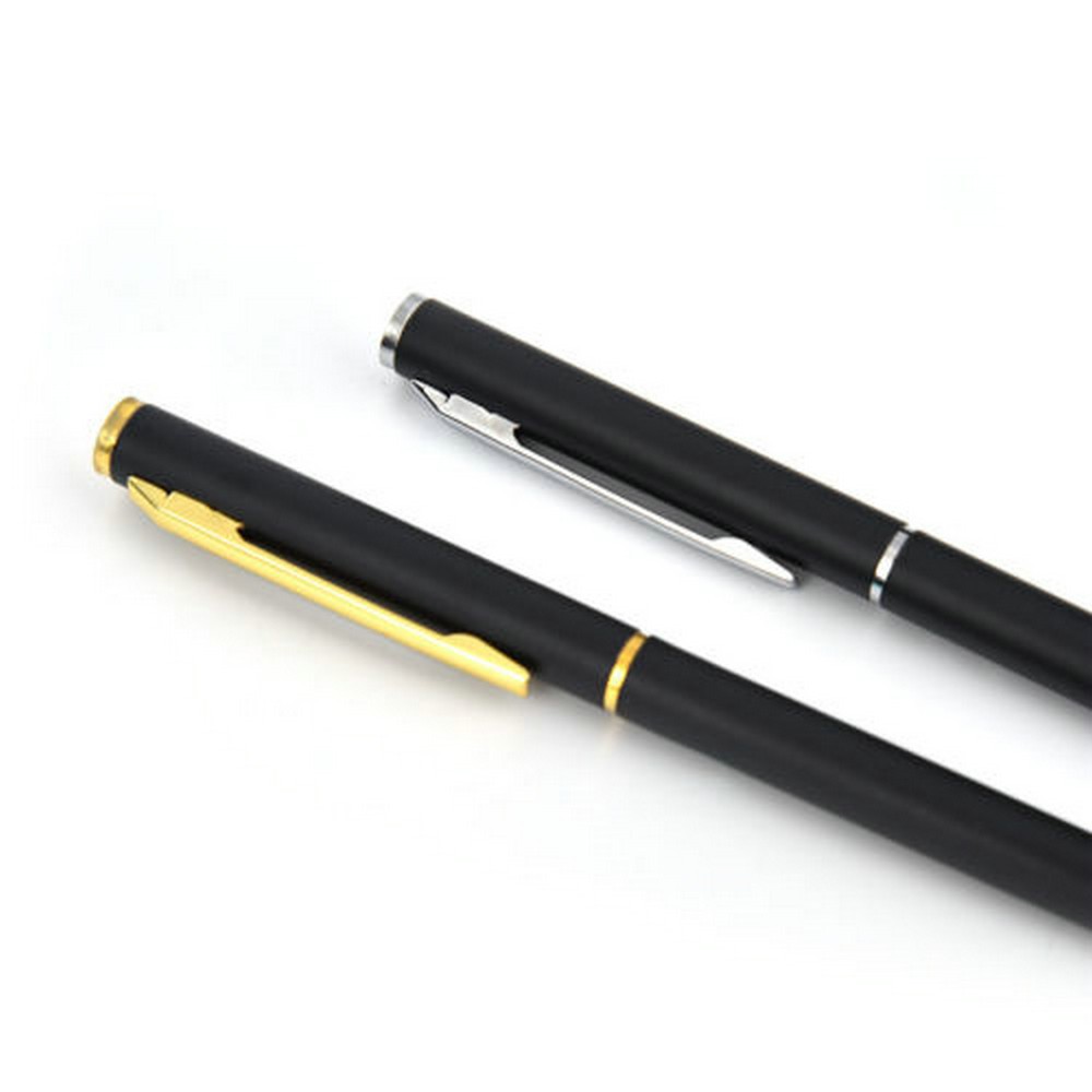 Stainless Steel Ballpoint Pen Ball Point Writing Pen Student Stationery Retro